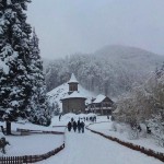 Manastirea Prislop iarna